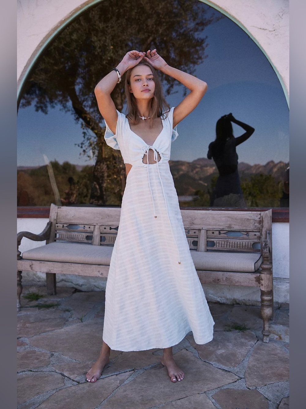 Free People Extra Dose Midi Dress Size XS